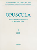 Opuscula 1 | 2008