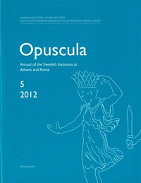 Opuscula 5 | 2012