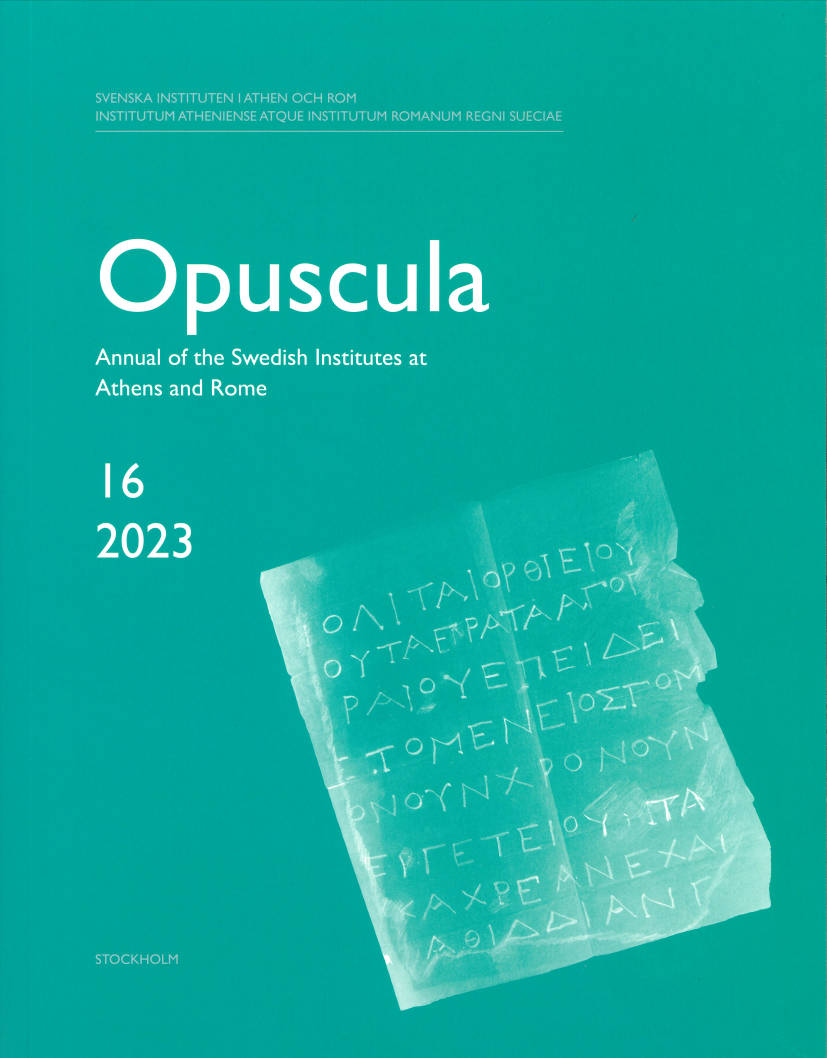 Opuscula 16 | 2023